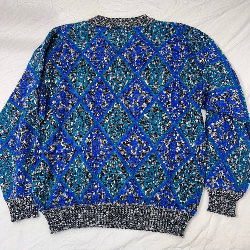 Vintage 80s 90s McGregor Sweater Mens Geometric Pullover Size XL